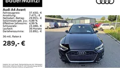 Mythosschwarz metallic Gebraucht 2025 Audi A4 S-Line Kombi | 37.430 € (Guter Preis)
