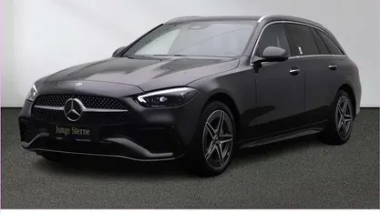 Grau Gebraucht 2024 Mercedes C300e AMG Limousine | 46.690 € (Fairer Preis)