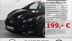 M) (schwarz Gebraucht 2022 Nissan Leaf N-Connecta Kleinwagen | 18.921 € (Fairer Preis)