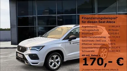 Weiss Gebraucht 2024 Seat Ateca FR SUV | 29.960 € (Fairer Preis)
