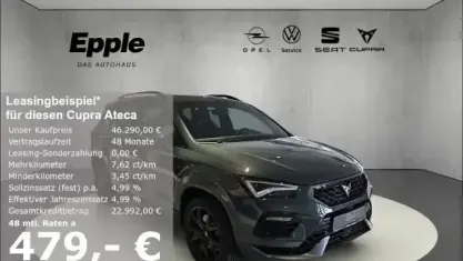 Neu Cupra Ateca VZ 300 PS (220 kW) 2026 Gruen SUV