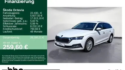 Gebraucht Skoda Octavia Style 116 PS (85 kW) 2023 Weiß Kombi
