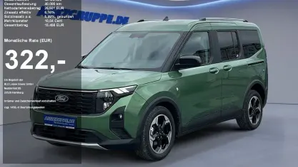 Neu Ford Tourneo Courier Active 125 PS (91 kW) 2026 Bursting green met Van / Kleinbus