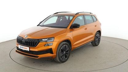 Usata Skoda Karoq SportLine 150 CV (110 kW) 2025 Arancione SUV