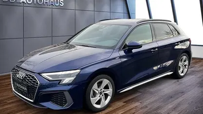 Blau Gebraucht 2024 Audi A3 S-Line Limousine | 30.750 € (Fairer Preis)
