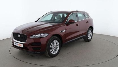 Begagnad Jaguar F-Pace Portfolio 301 HK (221 kW) 2016 Röd SUV