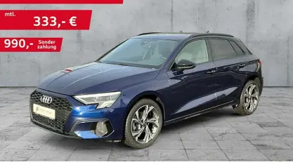 Second-hand Audi A3 Advanced 116 CP (85 kW) 2023 Albastru Berlinǎ
