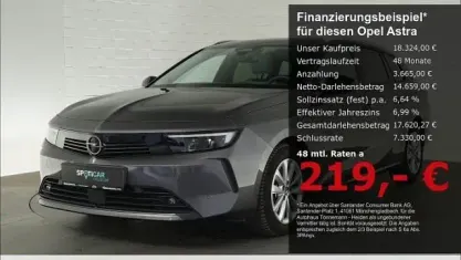 Gebraucht Opel Astra Elegance 131 PS (96 kW) 2023 Grau Kombi