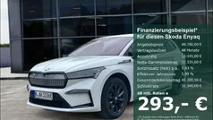 Weiss Gebraucht 2024 Skoda Enyaq iV SportLine SUV | 49.780 € (Superpreis)