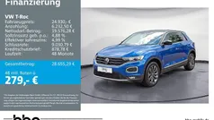 Ravennablau metallic Gebraucht 2021 VW T-Roc Sport SUV | 24.930 € (Guter Preis)