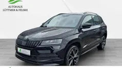Schwarz Gebraucht 2021 Skoda Karoq SportLine SUV | 21.780 € (Fairer Preis)