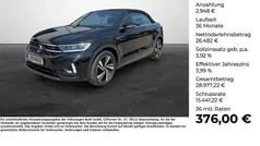 Schwarz Gebraucht 2022 VW T-Roc Cabriolet R-line Cabrio | 29.430 € (Fairer Preis)