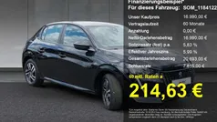 Schwarz Gebraucht 2023 Peugeot 208 Active Kleinwagen | 16.990 € (Fairer Preis)