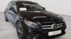 Obsidianschwarz metallic Gebraucht 2021 Mercedes C220 Avantgarde Kombi | 26.590 € (Superpreis)