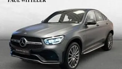 Gebraucht Mercedes GLC300e AMG 306 PS (225 kW) 2021 Designo selenitgrau magno Coupé