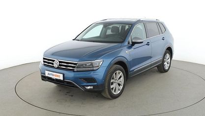 Second-hand VW Tiguan Allspace Highline 200 CP (147 kW) 2021 Albastru SUV