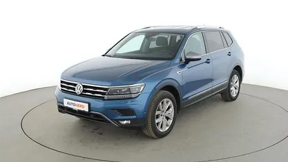 Gebraucht VW Tiguan Allspace Highline 200 PS (147 kW) 2021 Blau SUV