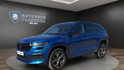 Gebraucht Skoda Kodiaq SportLine 200 PS (147 kW) 2023 Raceblau metallic SUV