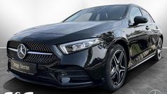 Metalliclack kosmosschwarz Gebraucht 2021 Mercedes A250 AMG Limousine | 27.777 € (Fairer Preis)