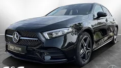 Metalliclack kosmosschwarz Gebraucht 2021 Mercedes A250 AMG Limousine | 28.277 € (Fairer Preis)