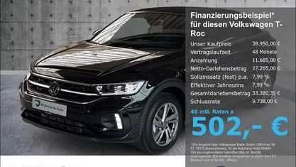 Gebraucht 2025 VW T-Roc Cabriolet R-line Cabrio | 38.950 € (Guter Preis)