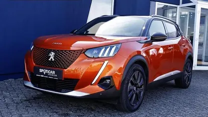 Gebraucht Peugeot e-2008 Allure GT-Line 100 kW (136 PS) 2020 Orange SUV