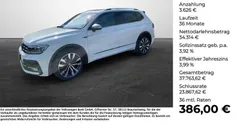 Weiß Gebraucht 2021 VW Tiguan Allspace Highline SUV | 37.940 € (Fairer Preis)