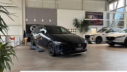 Neu Mazda 3 Exclusive-Line 186 PS (136 kW) 2025 Blau Limousine