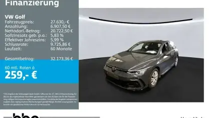 Usata VW Golf VIII R-line 131 CV (96 kW) 2024 Grigio Berlina