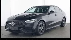 Lack obsidianschwarz Gebraucht 2024 Mercedes C220 AMG Limousine | 42.380 € (Fairer Preis)