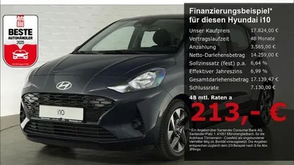 Grau Gebraucht 2025 Hyundai i10 Trend Kleinwagen | 17.824 € (Fairer Preis)