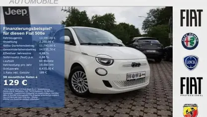 Gebraucht Fiat 500e Action 69 kW (95 PS) 2022 Weiss Kleinwagen