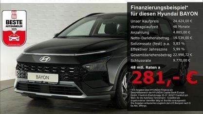 Nowe Hyundai Bayon Trend 101 KM (74 kW) 2025 Czarny SUV
