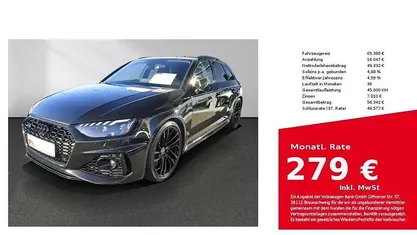 Schwarz Gebraucht 2022 Audi RS4 Kombi | 65.380 € (Fairer Preis)