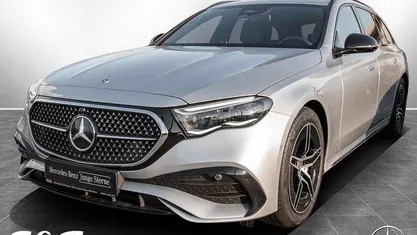 Metalliclack hightechsilber Gebraucht 2025 Mercedes E200 AMG Kombi | 55.977 € (Fairer Preis)