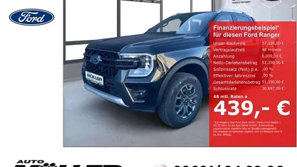 Neu Ford Ranger Wildtrack 205 PS (150 kW) 2026 Schwarz Abholung