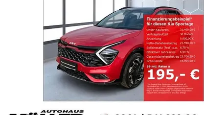 Gebraucht Kia Sportage GT-Line 179 PS (131 kW) 2022 Rot SUV