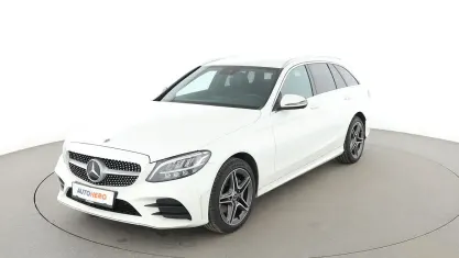 Gebraucht Mercedes C200 AMG line 184 PS (135 kW) 2018 Weiß Kombi