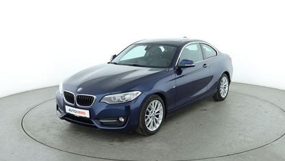 Używany BMW 220 Sport Line 190 KM (139 kW) 2016 Niebieski Coupe