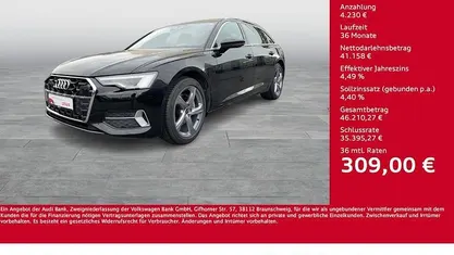 Schwarz Gebraucht 2025 Audi A6 Advanced Kombi | 45.388 € (Superpreis)