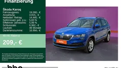 Blau Gebraucht 2020 Skoda Karoq Ambition SUV | 19.260 € (Superpreis)