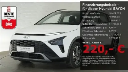 Neu Hyundai Bayon Trend 101 PS (74 kW) 2025 Weiss SUV