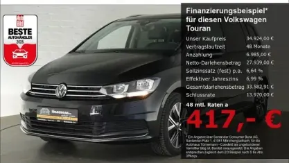 Gebraucht VW Touran Comfortline 150 PS (110 kW) 2025 Schwarz Van / Kleinbus