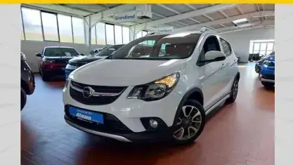 Gebraucht Opel Karl Rocks 73 PS (53 kW) 2018 Weiß Kleinwagen