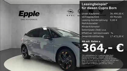 Blau Neu 2025 Cupra Born Kleinwagen | 35.990 € (Guter Preis)