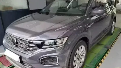 Gebraucht VW T-Roc Cabriolet R-line 150 PS (110 kW) 2021 Grau Cabrio
