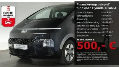 Gebraucht Hyundai Staria Prime 225 PS (165 kW) 2025 Abyss black Van / Kleinbus