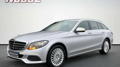 Iridiumsilber metallic Gebraucht 2014 Mercedes C200 Exclusive Kombi | 18.290 € (Fairer Preis)