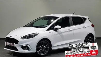 Gebraucht Ford Fiesta ST-Line 125 PS (91 kW) 2021 Weiß, frozen white Kleinwagen