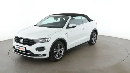 Gebraucht VW T-Roc Cabriolet R-line 150 PS (110 kW) 2021 Weiß Cabrio